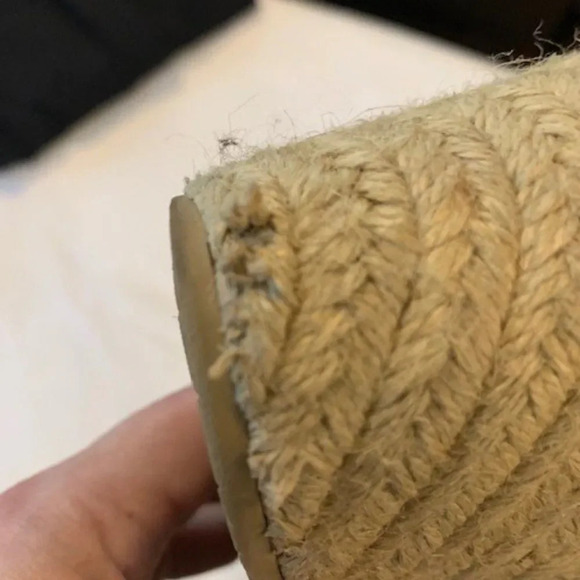 Donald Pliner Black Knotted Wedge Sandals 10M - Picture 5 of 7